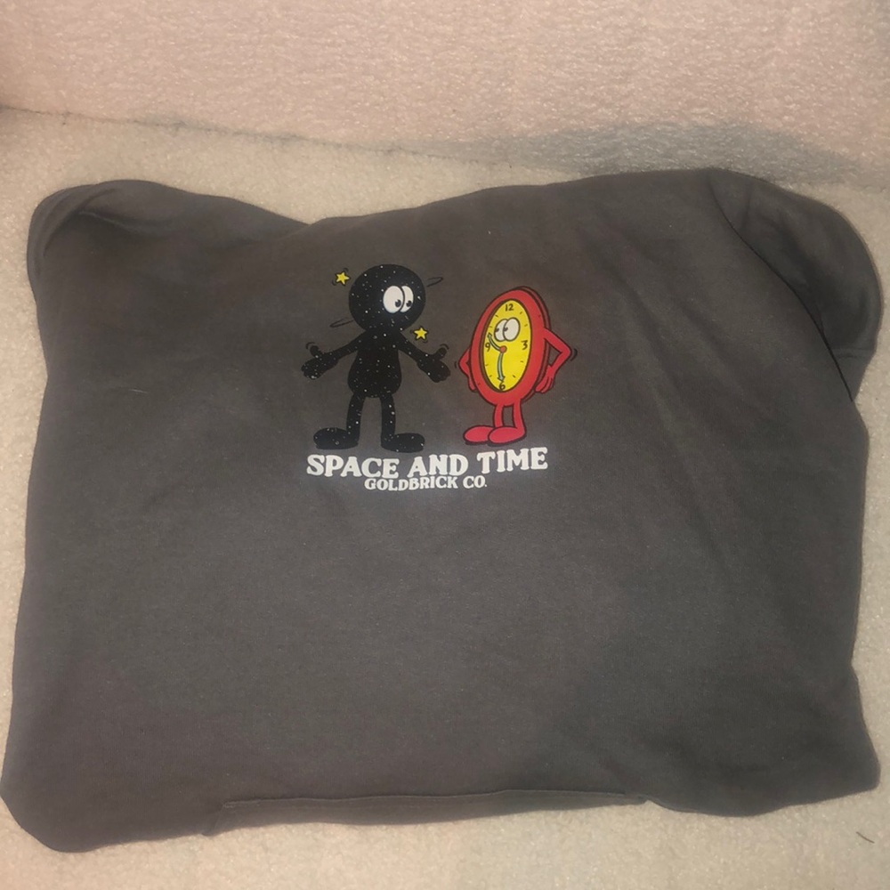 space and time hoodie, Gildan size medium from an Instagram shop